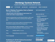 Tablet Screenshot of olentangydyslexianetwork.com